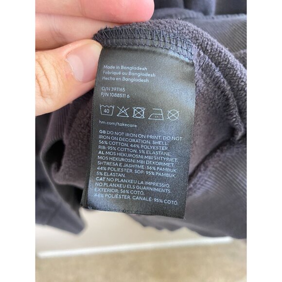 Pink Panther Womens Graphic Sweatshirt Small Black Crewneck Long Sleeve Cotton - Picture 4 of 7